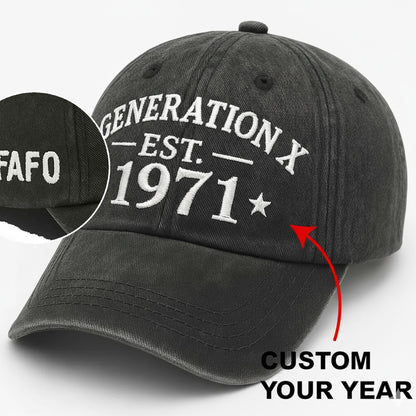 Custom Generation X Hat FAFO