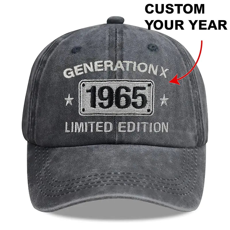 Gen X Customize Hat, Gen X Cap - Low Profile Dad Hat-Pigment Dyed