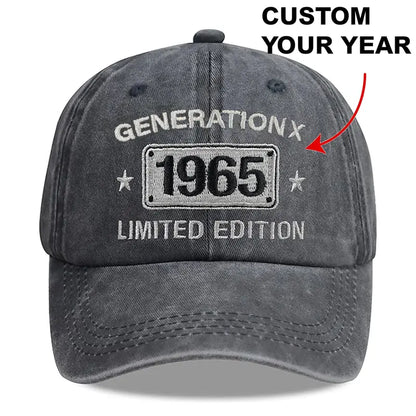 Gen X Customize Hat, Gen X Cap - Low Profile Dad Hat-Pigment Dyed