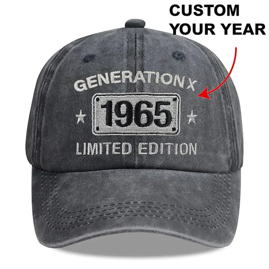 Gen X Customize Hat, Gen X Cap - Low Profile Dad Hat-Pigment Dyed