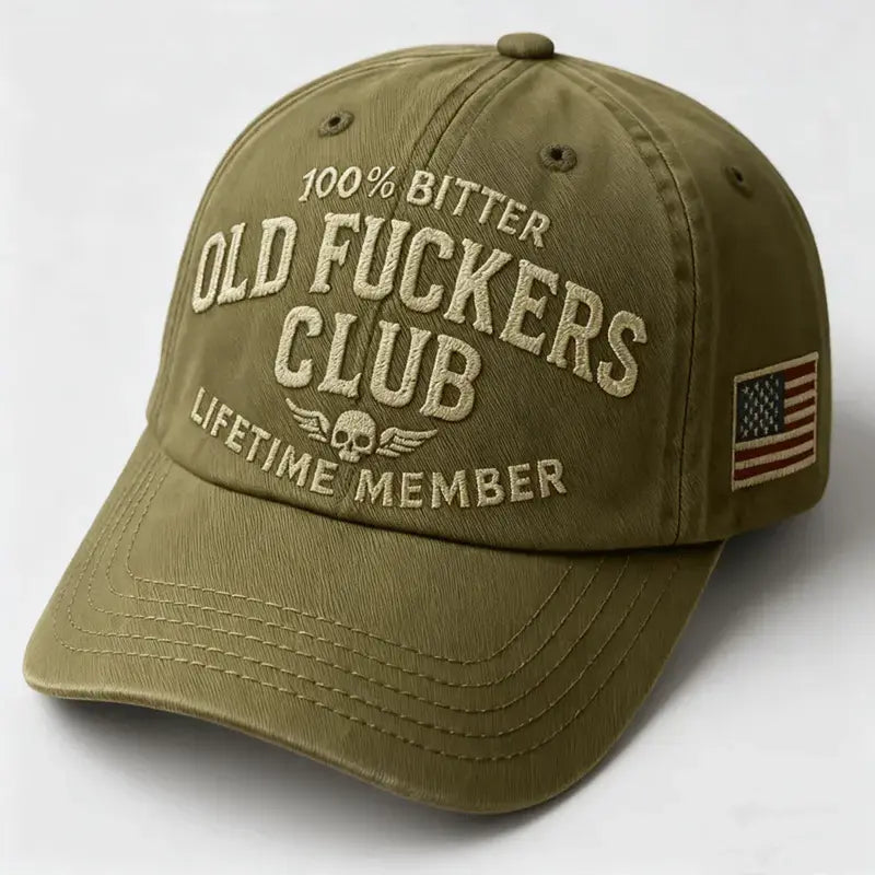 100% Bitter Old F*ckers Club Life Time Member Cap