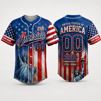 Hawaiian Shirt America's Freedom 250th Anniversary