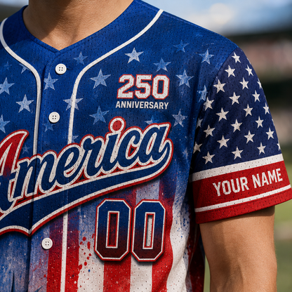 Hawaiian Shirt America's Freedom 250th Anniversary