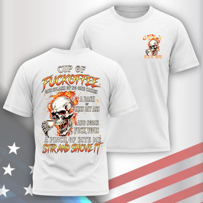 Gen X Custom Birth Year Skull Shirt –  Cup Of Fuckoffee Graphic Tee
