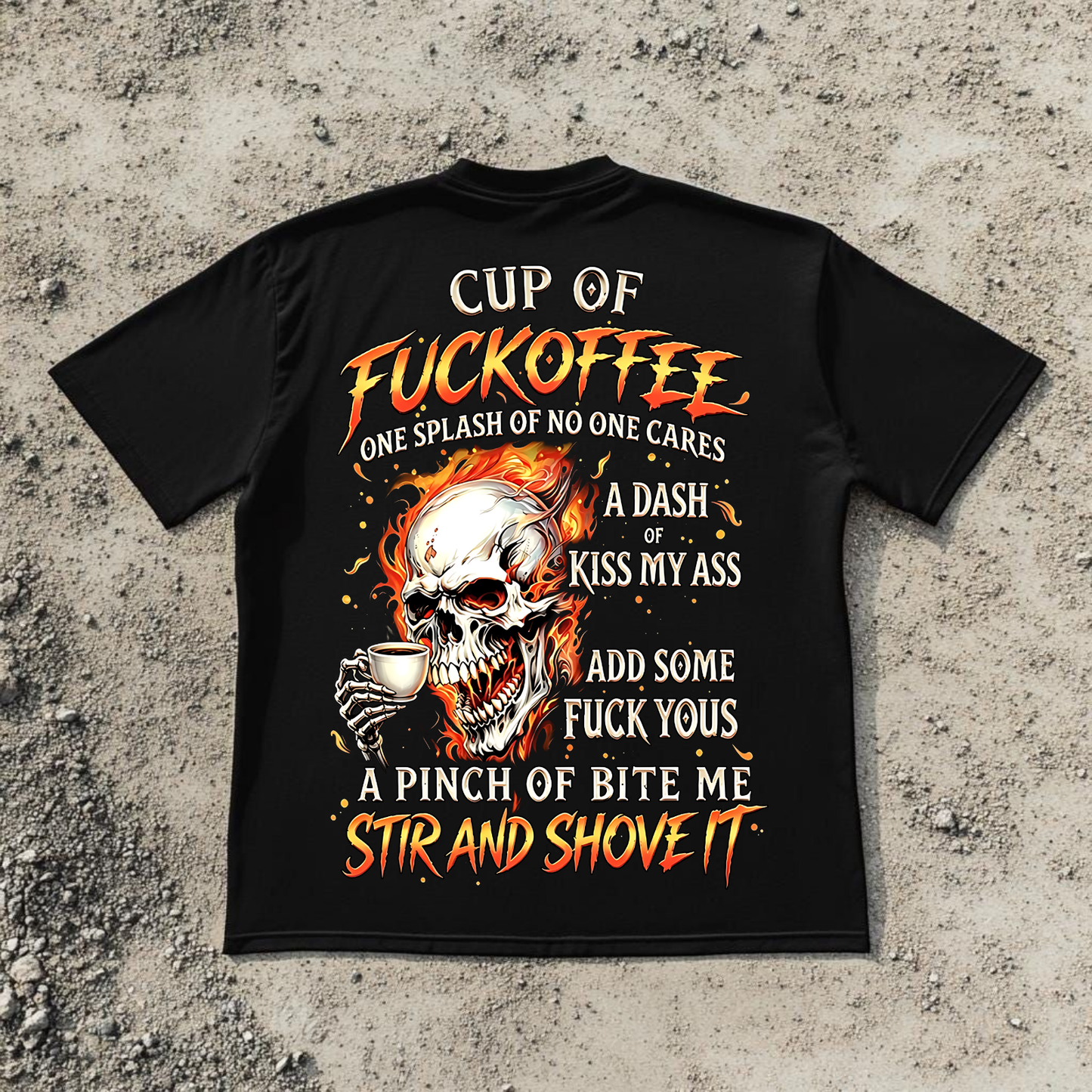 Gen X Custom Birth Year Skull Shirt –  Cup Of Fuckoffee Graphic Tee