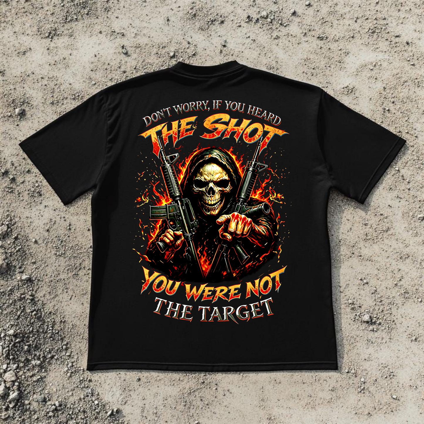 Gen X Custom Birth Year Skull Shirt – The Shot You Were Not The Target