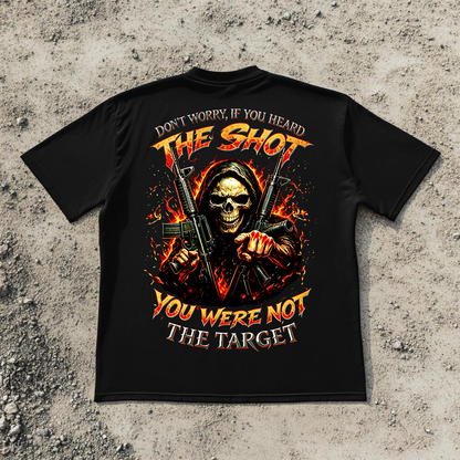 Gen X Custom Birth Year Skull Shirt – The Shot You Were Not The Target