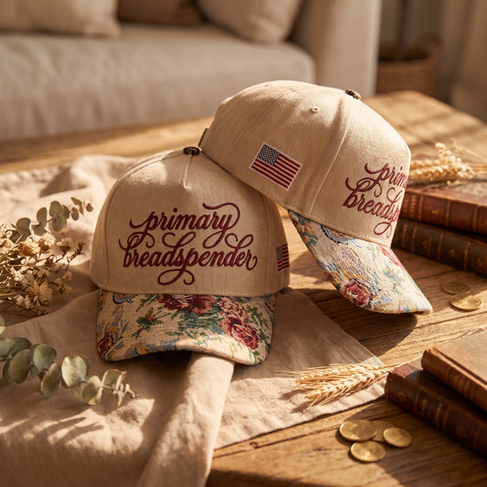 Primary Breadspender Embroidered FLoral Hat