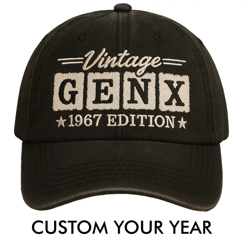 Vintage Gen X Customize Hat, Gen X 1965 1980 Edition Cap