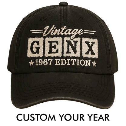 Vintage Gen X Customize Hat, Gen X 1965 1980 Edition Cap