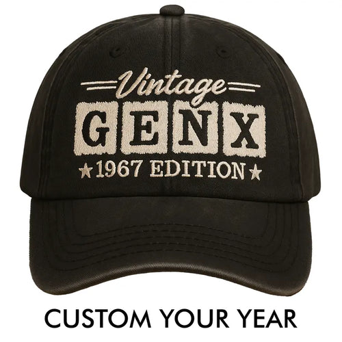Vintage Gen X Customize Hat, Gen X 1965 1980 Edition Cap