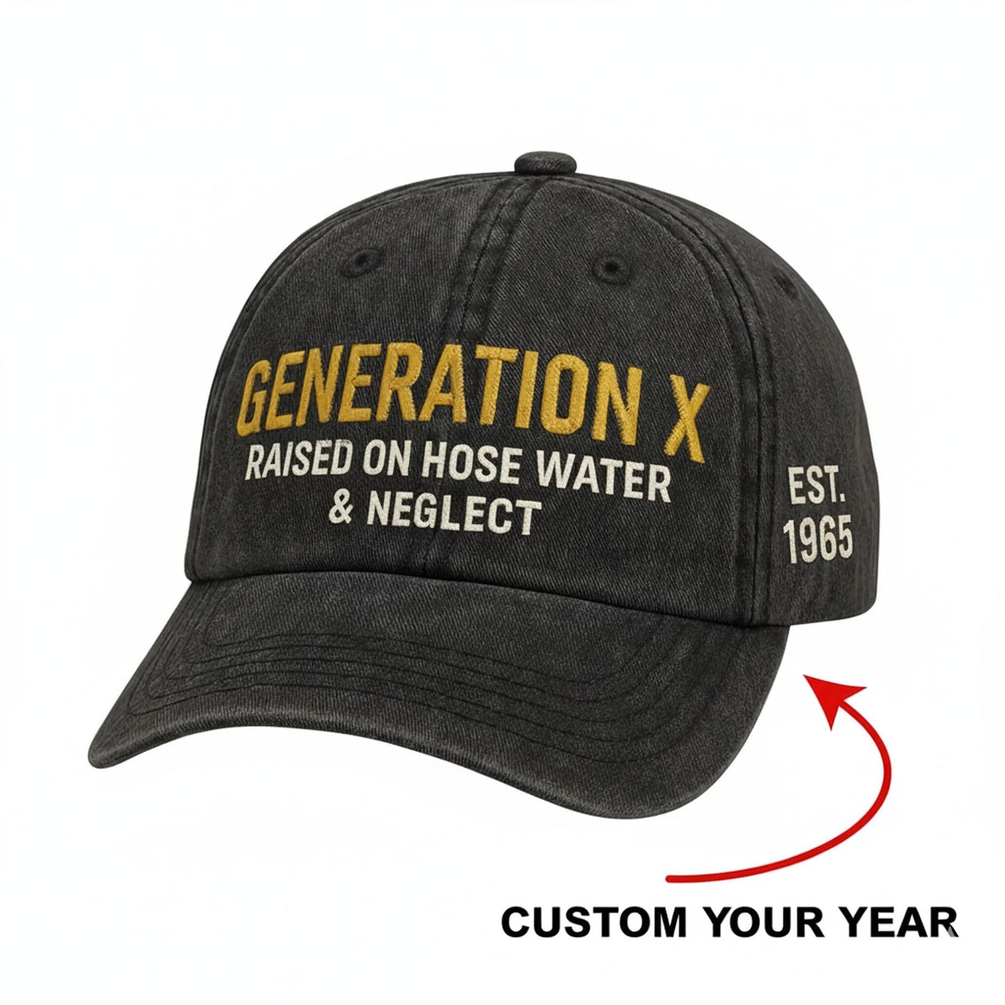Custom Gen X Cap Raised On Hose Water Neglect