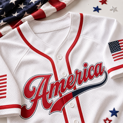 Vintage 250th Anniversary Baseball Jersey – Semiquincentennial Celebration Top