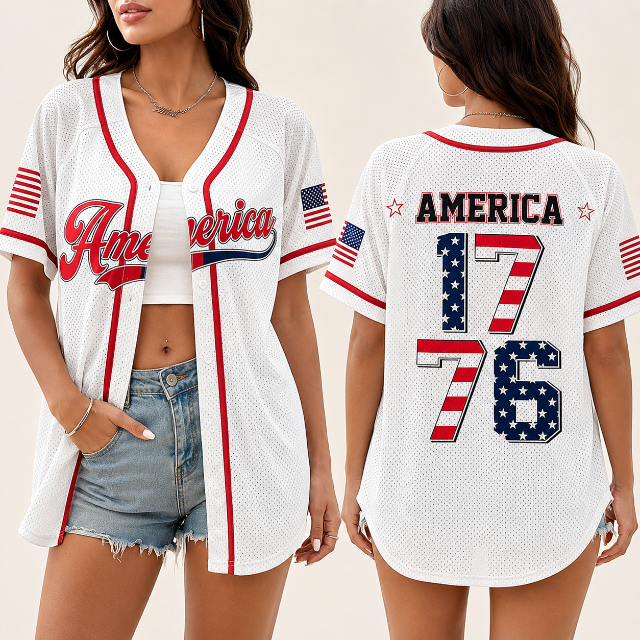 Vintage 250th Anniversary Baseball Jersey – Semiquincentennial Celebration Top