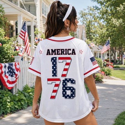 Vintage 250th Anniversary Baseball Jersey – Semiquincentennial Celebration Top