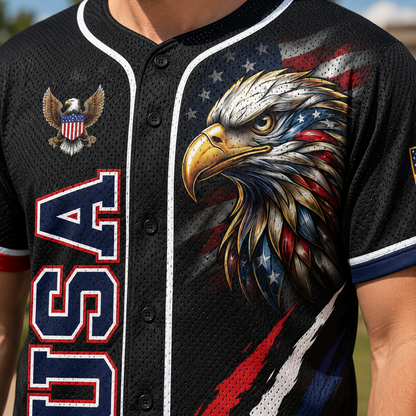 USA  America 250 Years Baseball Jersey, 1776–2026 Patriotic USA Shirt, Independence Day Unisex Jersey