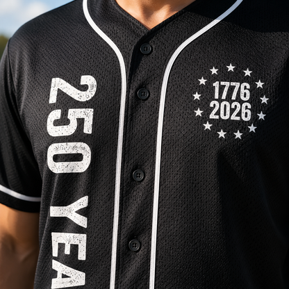 We The People USA 250 Years Baseball Jersey, 1776–2026 Patriotic USA Shirt