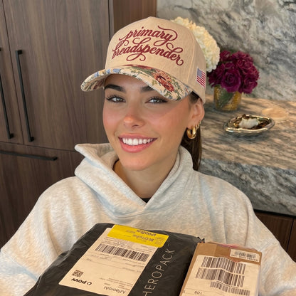 Primary Breadspender Embroidered FLoral Hat